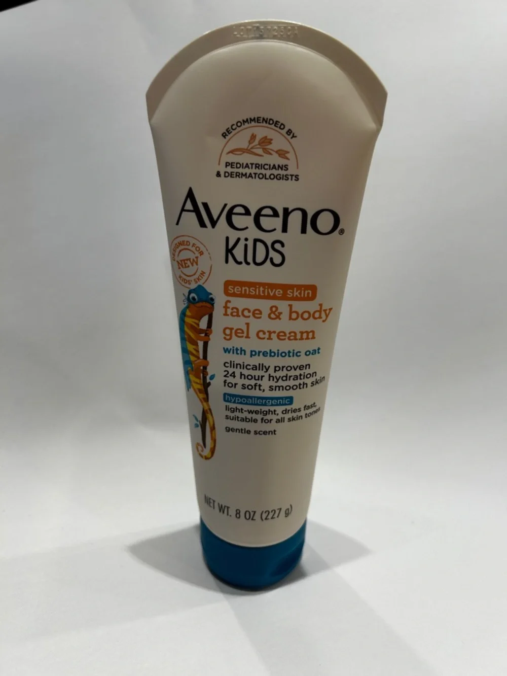 Sensitive Skin Face & Body Gel Cream - Gentle Hydration (Cream/Blue)
